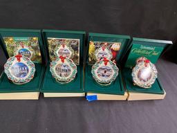 Collectors club holiday ornaments 1997 through 99 (Shari) 4 x $