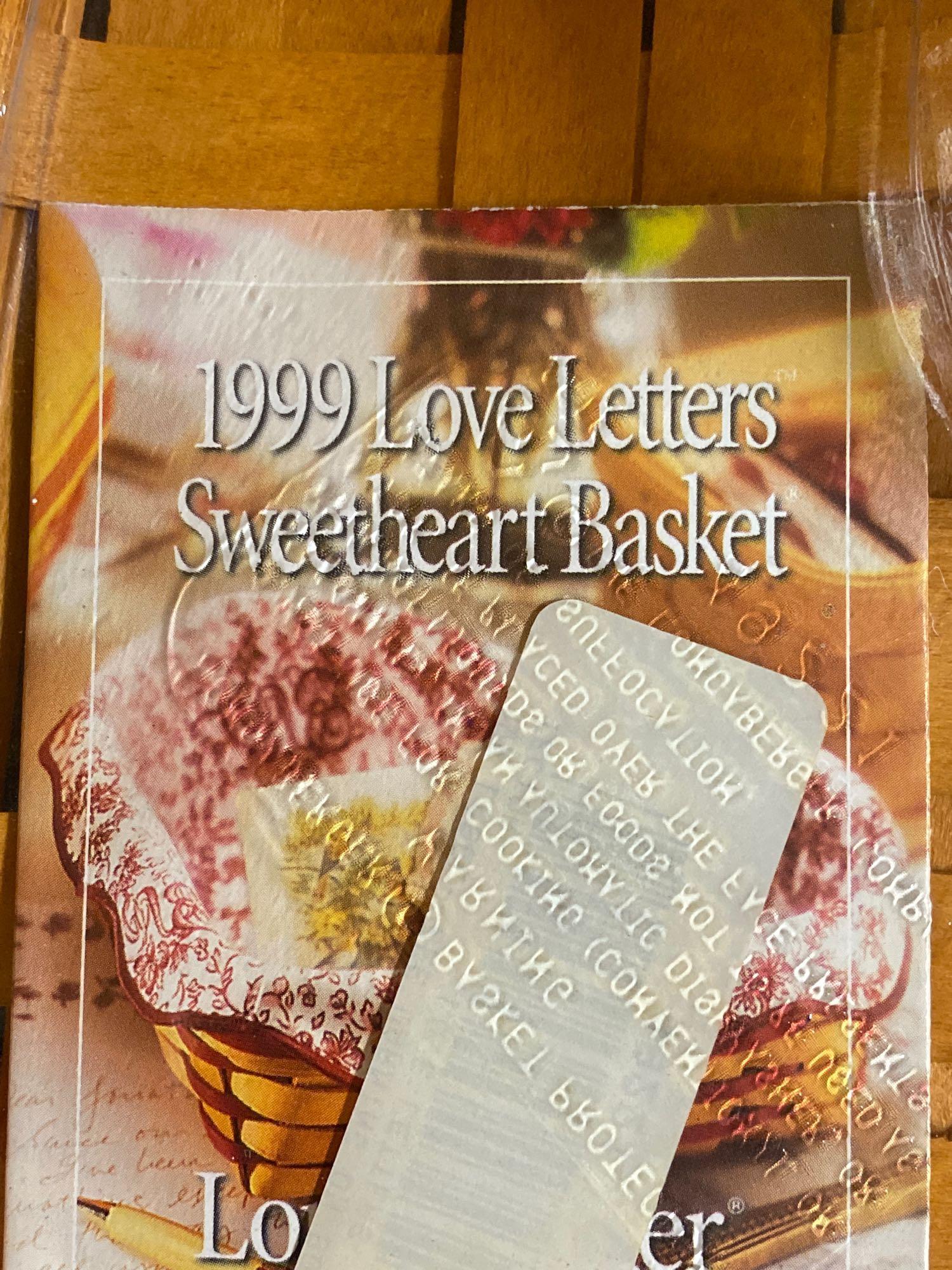 99 love letters Sweetheart Basket