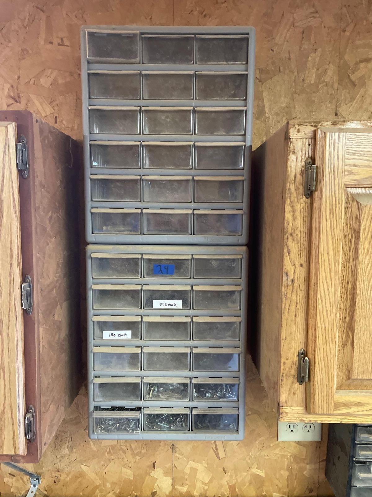 2 parts bin storage units