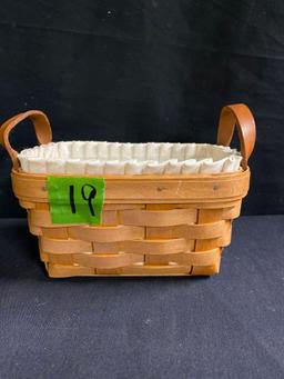 Coaster basket and tea basket 2 x $