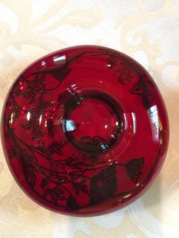 Ruby Red vase