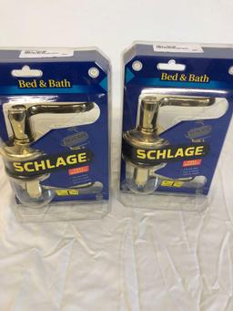 Schlage door handles for bathroom or bedroom