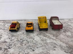 TONKA truck, Dump truck red and yellow, TOOTSIETOY toy truck, TONKA 11 1988 Truck