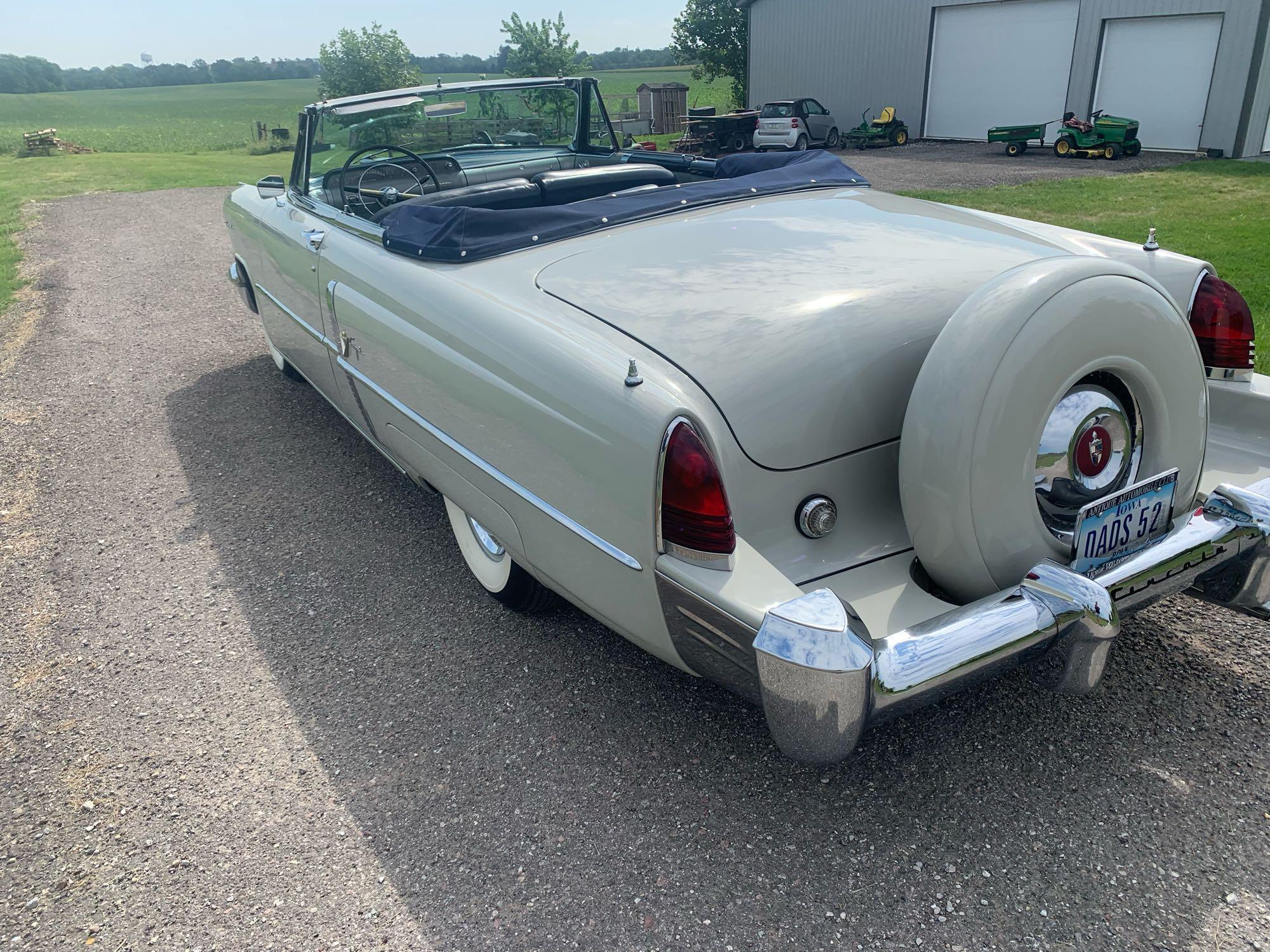 1952 Lincoln Convertible award winning car 1 of 3 in existence!