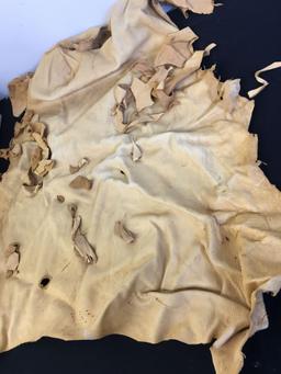 Tanning Deerskin scraps