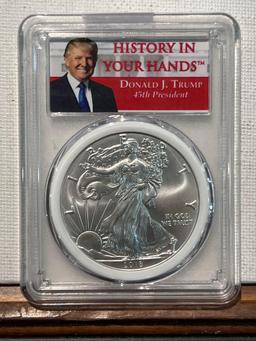 2018 Silver Eagle PCGS MS69 First Strike