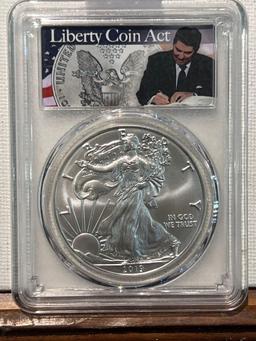 2019 Silver Eagle PCGS MS69