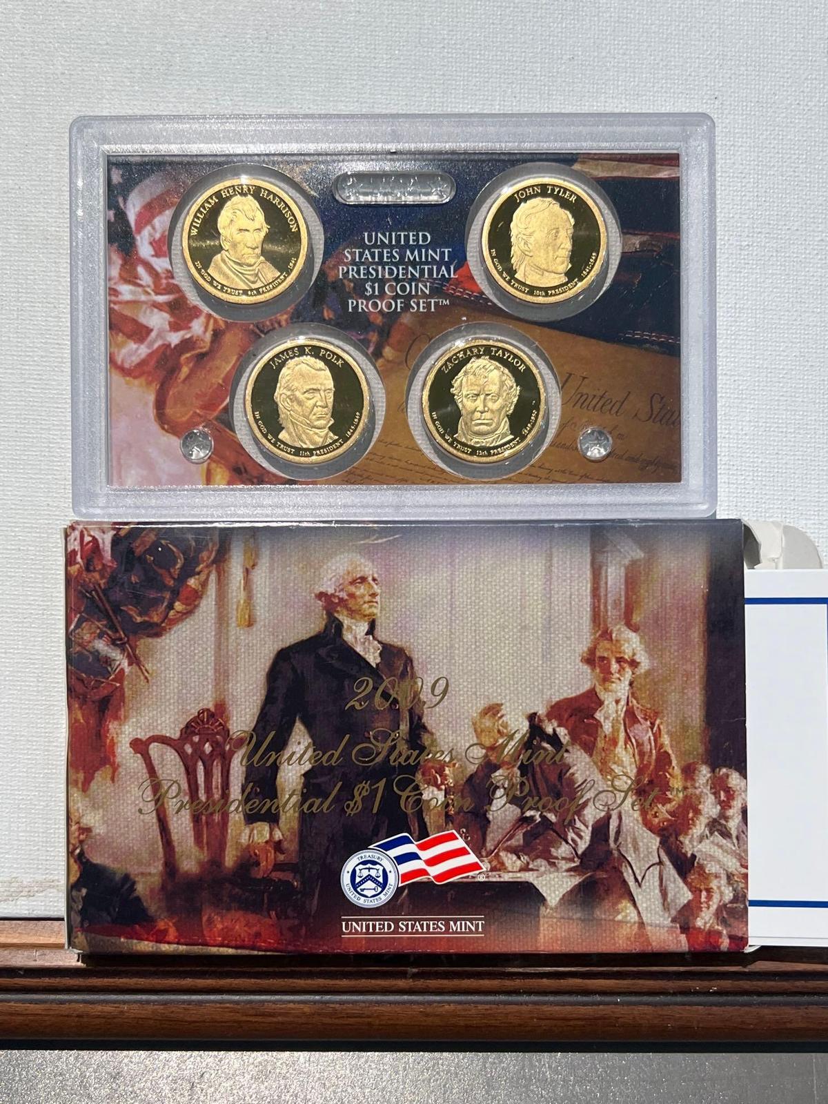 2009 Presidential 1 dollar proof set