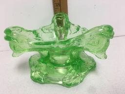 Vintage Green Depression Glass