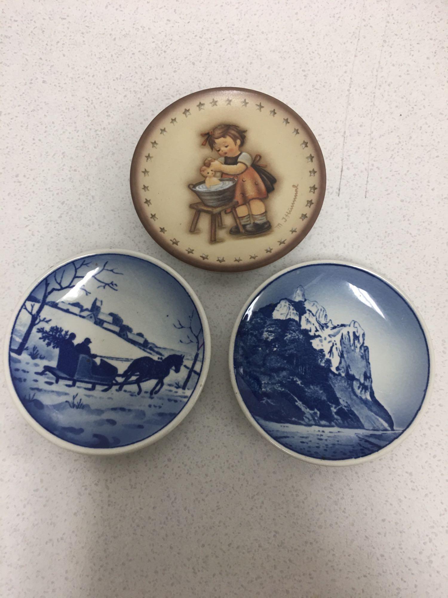 Goebel 993 Dish Mini Doll Bath, J.M. Hummel bell and more