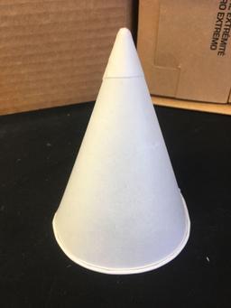 Bare paper cone cups 8 boxes -250ct 8oz