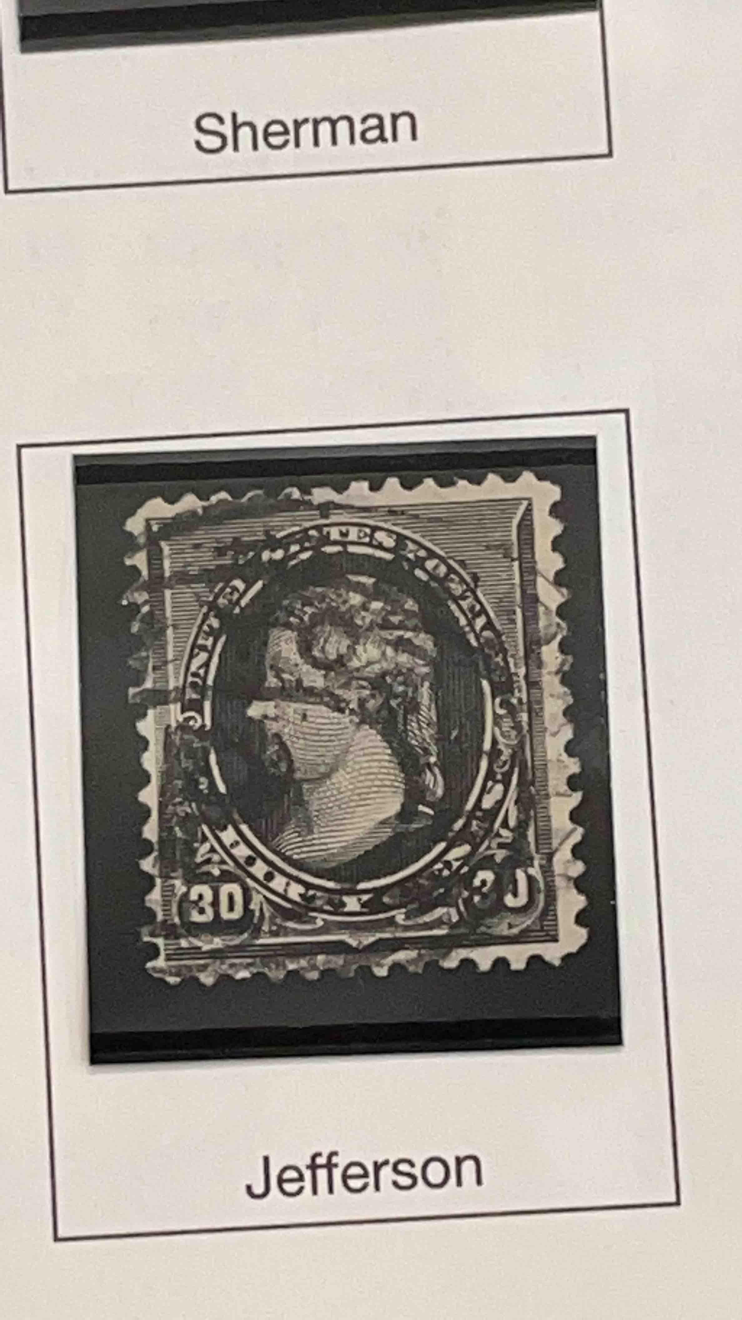 1890-93 regular issue stamps - 12 stamps