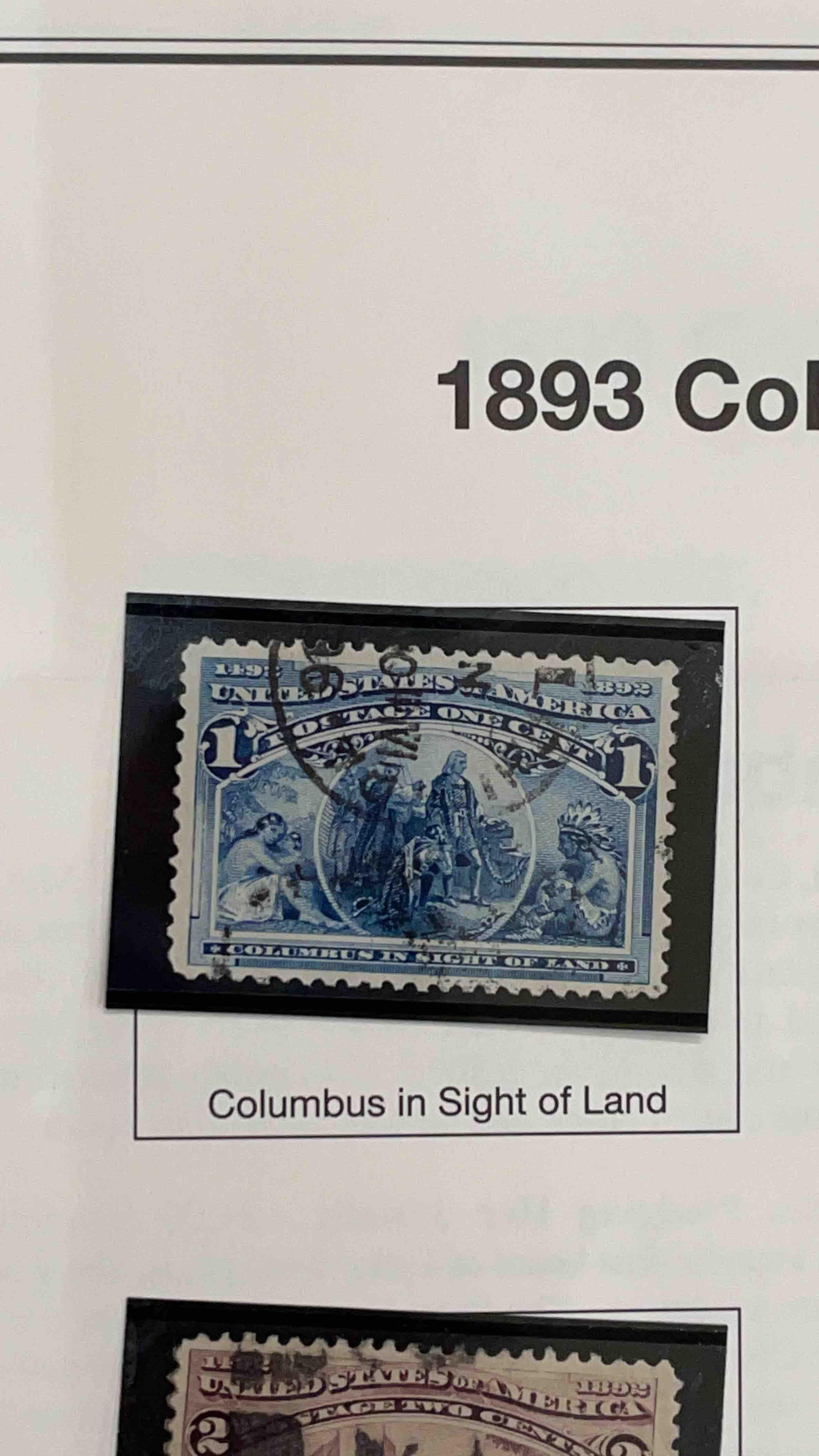 1893 Columbians - 7 stamps