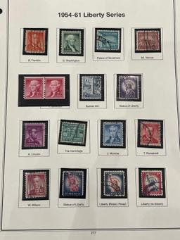 1954-56 commemorative stamps and 1954-65 Liberty Series see all pics