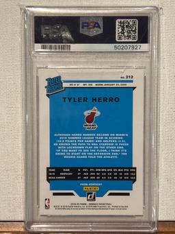 2019 PANINI DONRUSS TYLER HERRO Rookie PSA 9