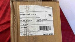 TYVEK Tape DuPont 50mm x 30.5m 12 Rolls