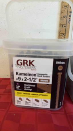 GRK Fasteners Composite deck screws #9x 2-1/2? qty 510