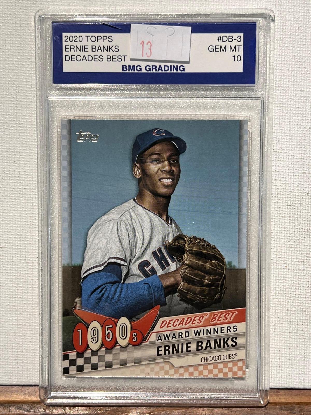 2020 TOPPS ERNIE BANKS DECADES BEST BMG 10