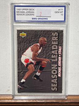 1993 UPPER DECK MICHAEL JORDAN SEASON LEADERS BMG 10