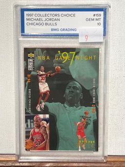 1997 COLLECTORS CHOICE MICHAEL JORDAN CHICAGO BULLS BMG 10