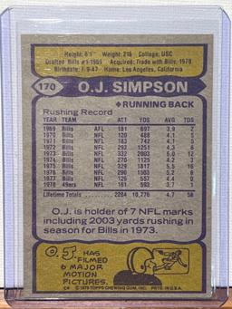 1979 Topps OJ Simpson