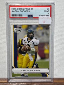 2005 PRESS PASS SE AARON RODGERS Rookie PSA 9