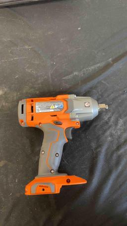 Ridgid 18V 3-speed 1/2 in. impact wrench kit (tested/works)