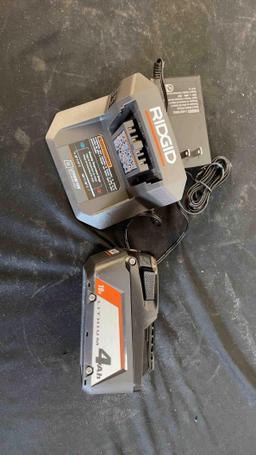 Ridgid 18V 3-speed 1/2 in. impact wrench kit (tested/works)