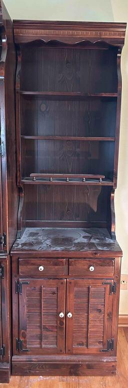 large wooden vintage cabinet