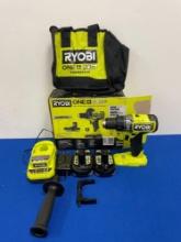 Ryobi 18V brushless 1/2? hammer drill kit