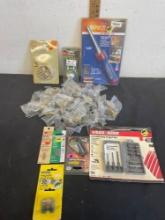 bits, lighted screwdriver, master lock, screwdriver project set, screws