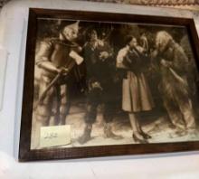 VINTAGE FRAMED WIZARD OF OZ PHOTO