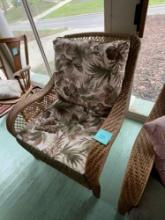 NICE! WICKER-LIKE FURNITURE CHAIR WITH CUSHIONS