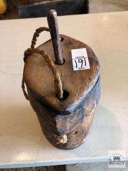 Wooden Tar Bucket