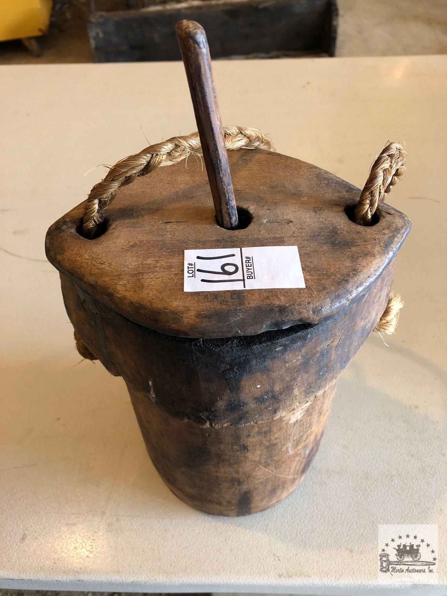 Wooden Tar Bucket