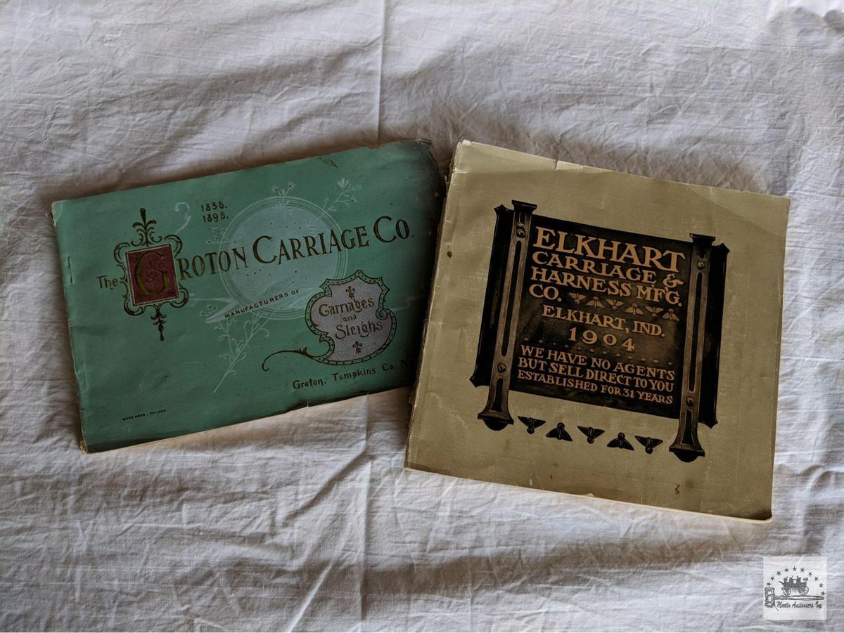 Two Antique Carriage maker Catalogues