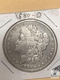 1880-O Morgan Silver Dollar