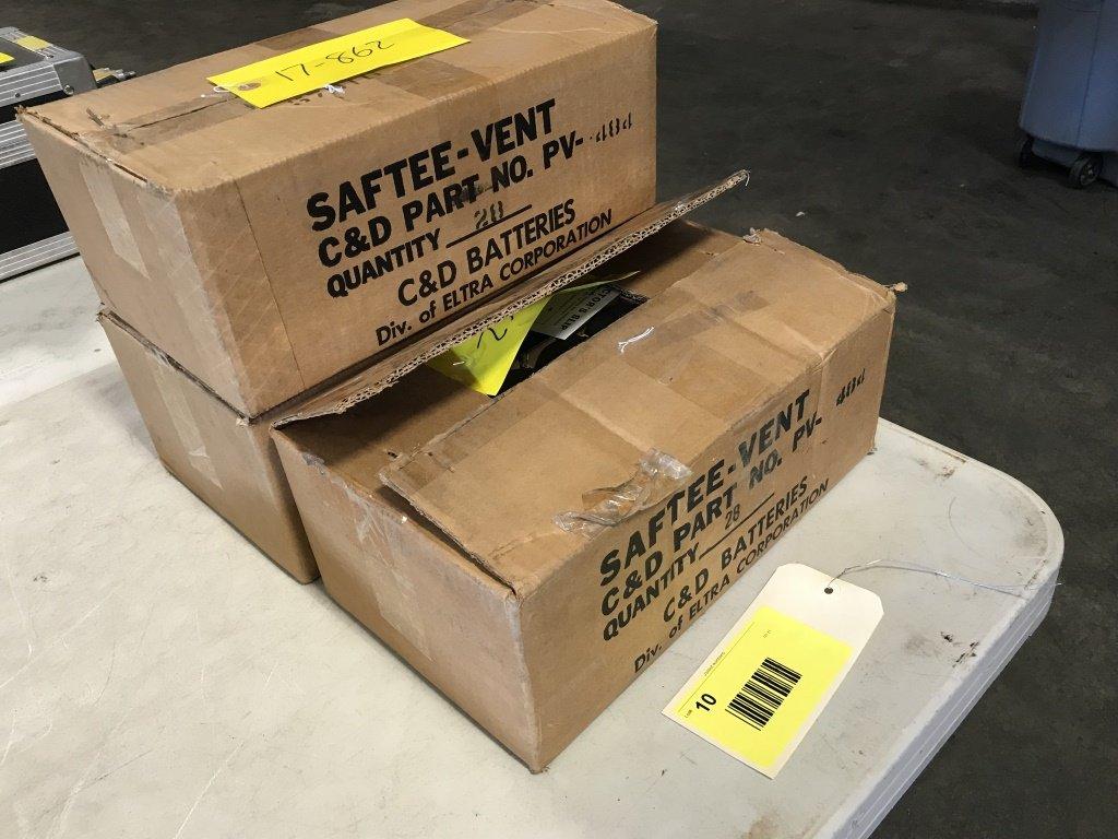 C&D Battery Saftee Vents, Qty.84