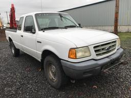 2002 Ford Ranger 4x4 Extra Cab Pickup