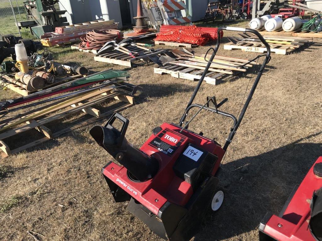 Toro CCR2500 5hp Snow Blower