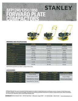 Stanley SFP1240 Plate Compactor