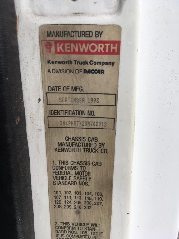 1994 Kenworth K300 Flatbed Truck