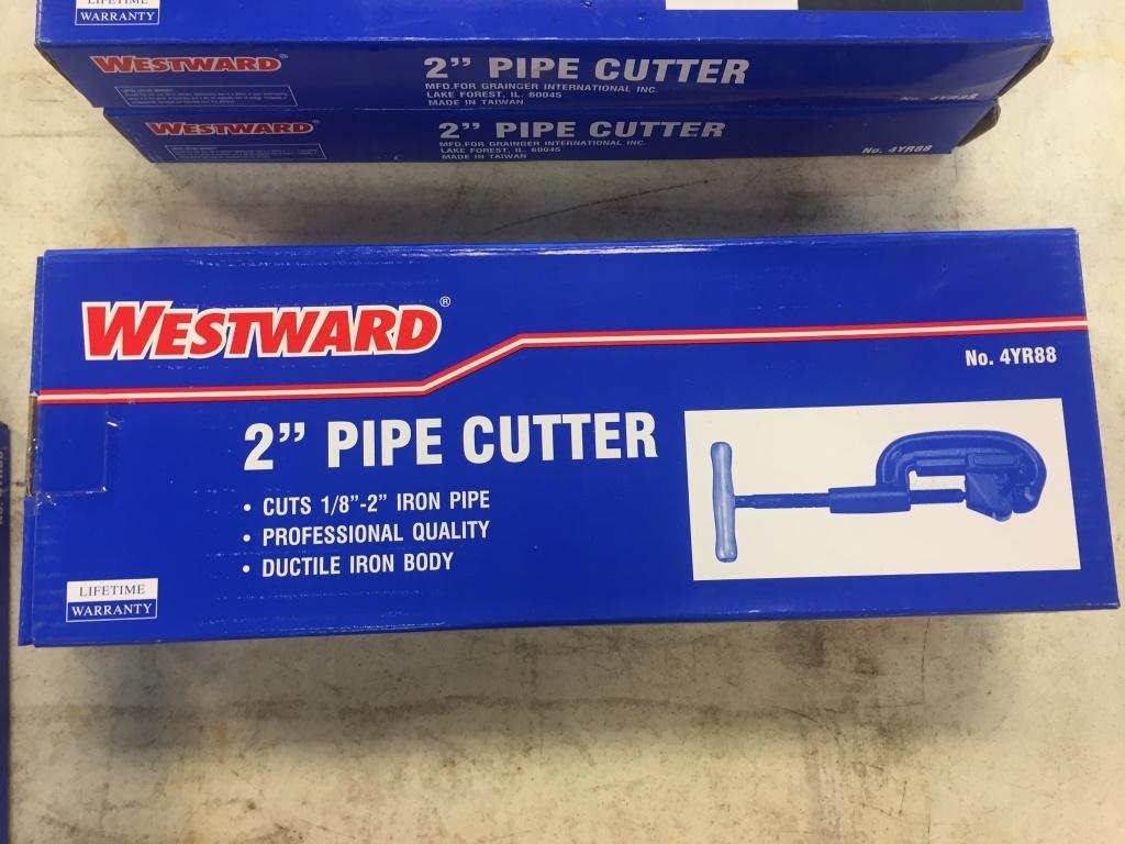 Westward 2 in. Pipe Cutters, Qty 2