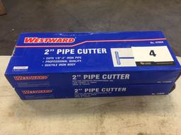 Westward 2 in. Pipe Cutters, Qty 2