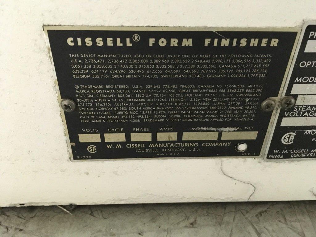 Cissell FFCD Form Finisher