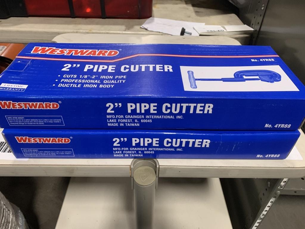 Westward 2in. Pipe Cutters, Qty. 2