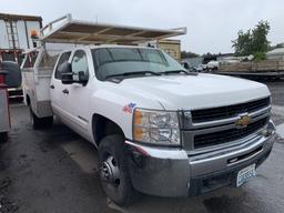 2007 Chevrolet 3500 HD Crew Cab Utility Truck