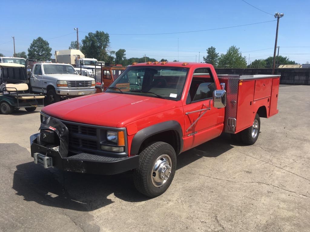 1994 Chevrolet 3500 4x4 Utility Truck