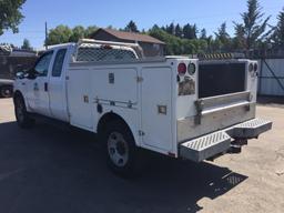 2006 Ford F350 XL SD 4x4 Extra Cab Utility Truck