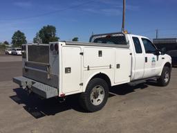 2006 Ford F350 XL SD 4x4 Extra Cab Utility Truck